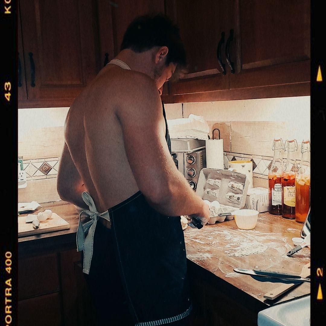 David in his natural habitat