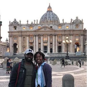 We prayed together at the Vatican.