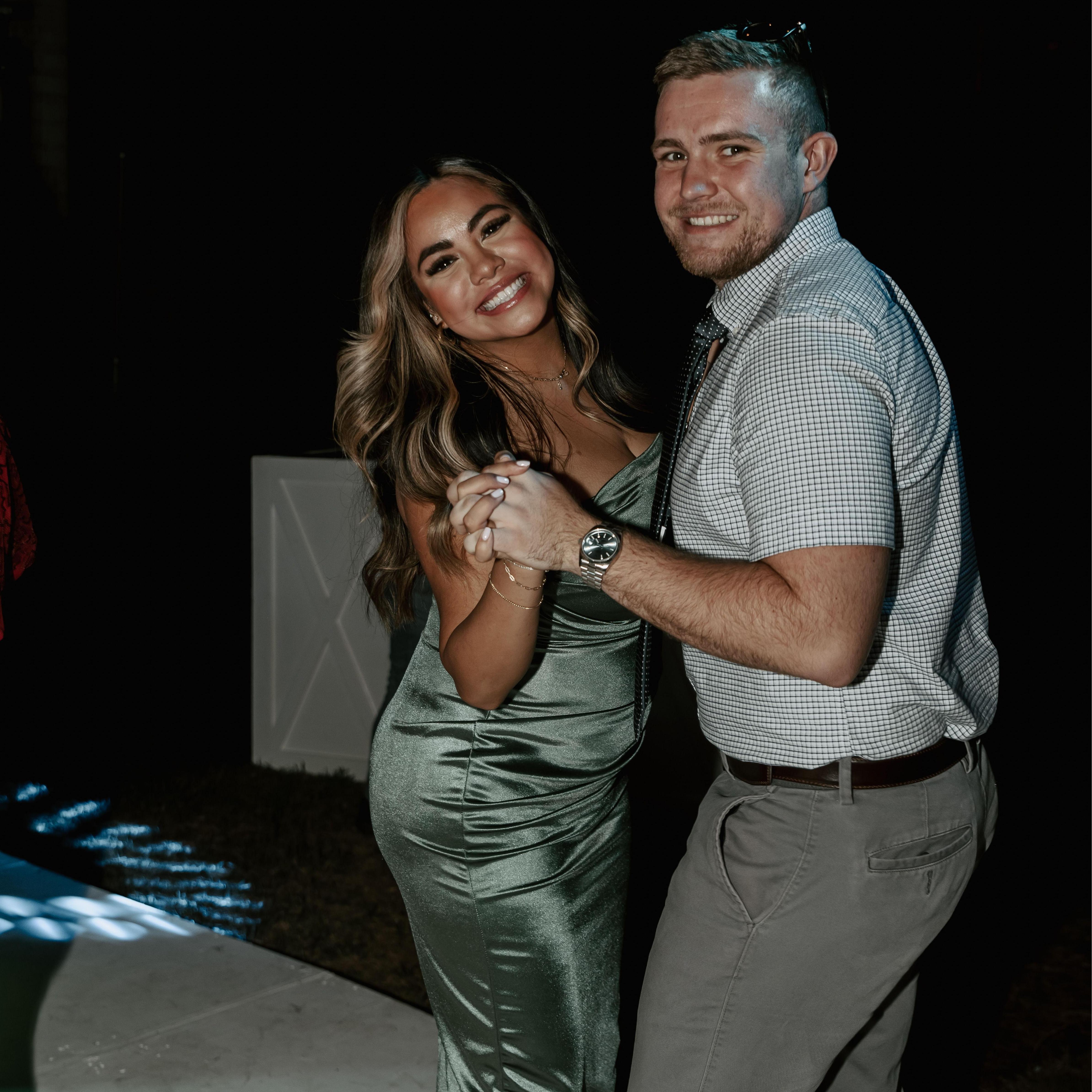 Dancing at Johann and Gisselle's wedding