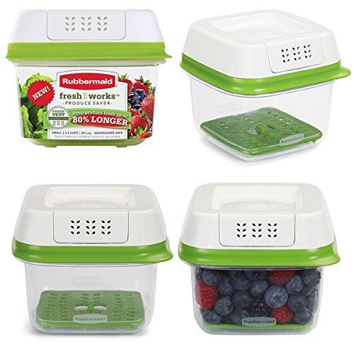 Rubbermaid (8 Piece) 2.5-Cup Produce Saver Set Food Storage Container Bowls