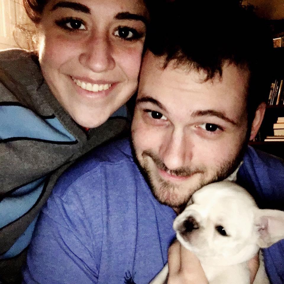 The first night with baby Frank!