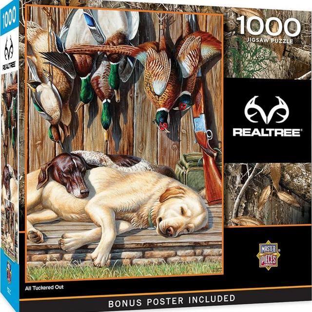 MasterPieces 1000 Piece Jigsaw Puzzle For Adults, Family, Or Kids - All Tuckered Out - 19.25"x26.75"