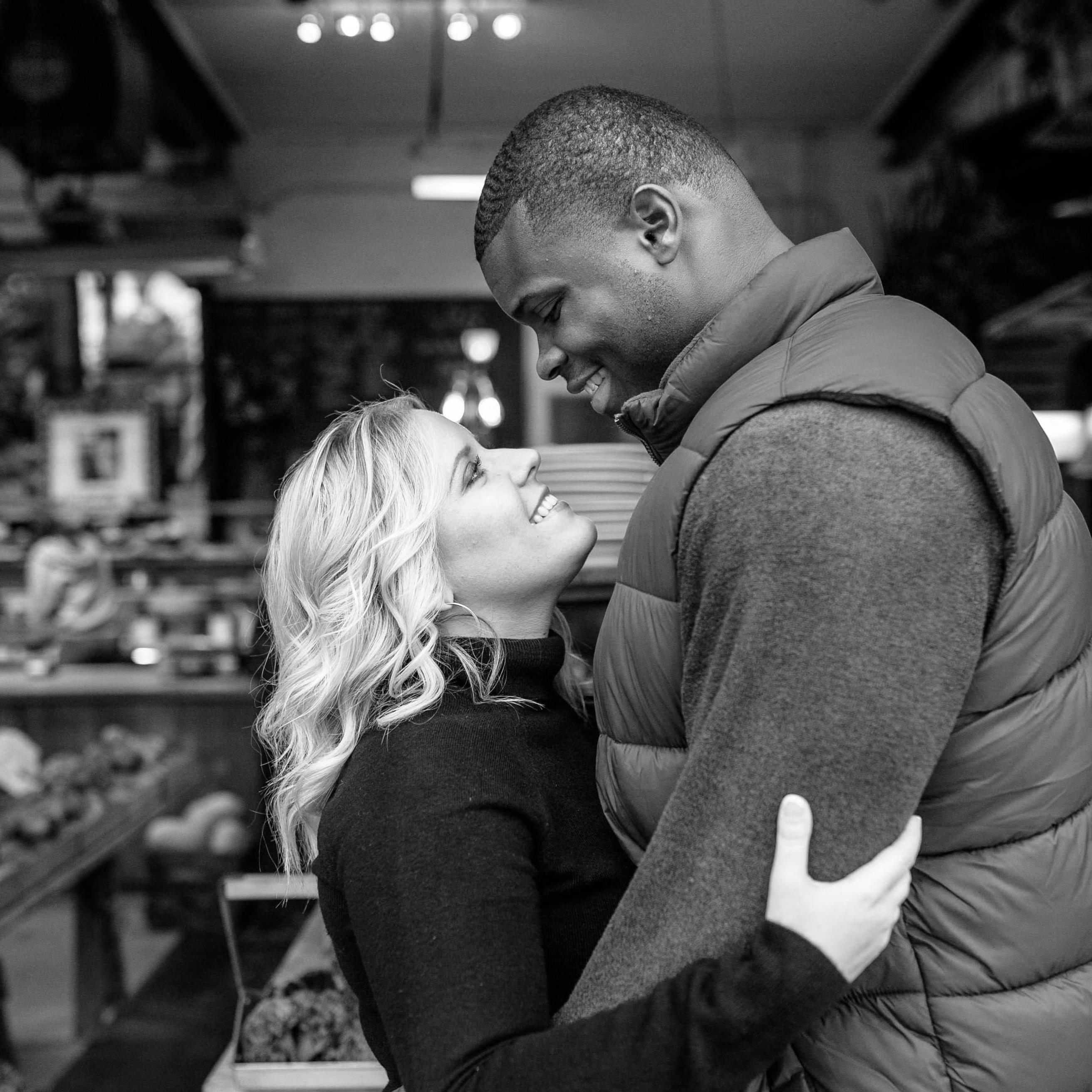 Engagement photos by Jordan Leffel Photography (https://jordanleffel.com/)