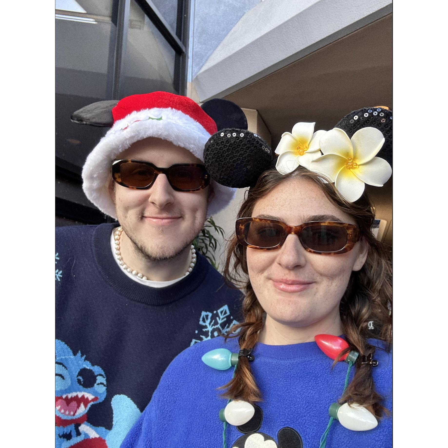 Just after the single rider line on space mountain.