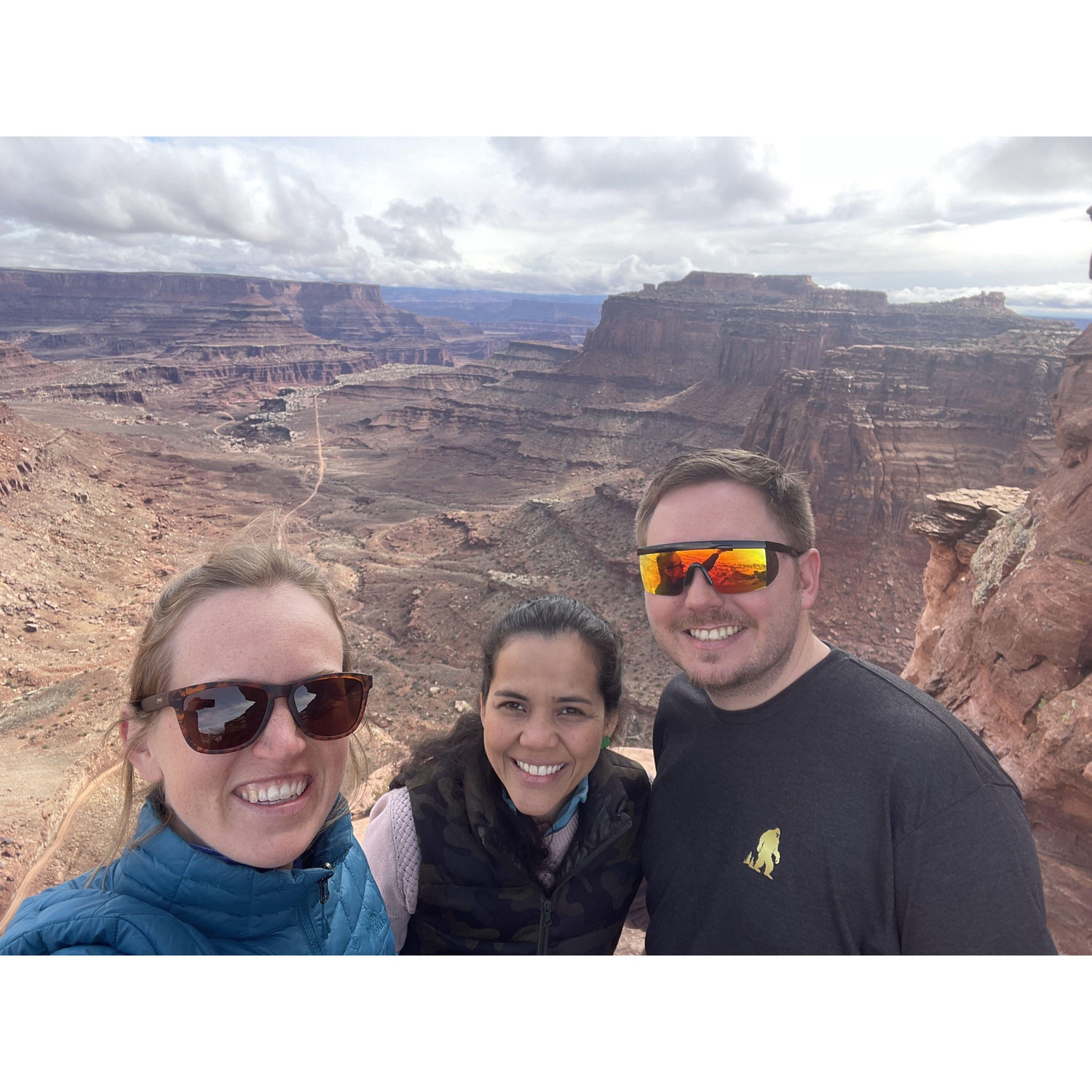 Moab with Doris, our roommate