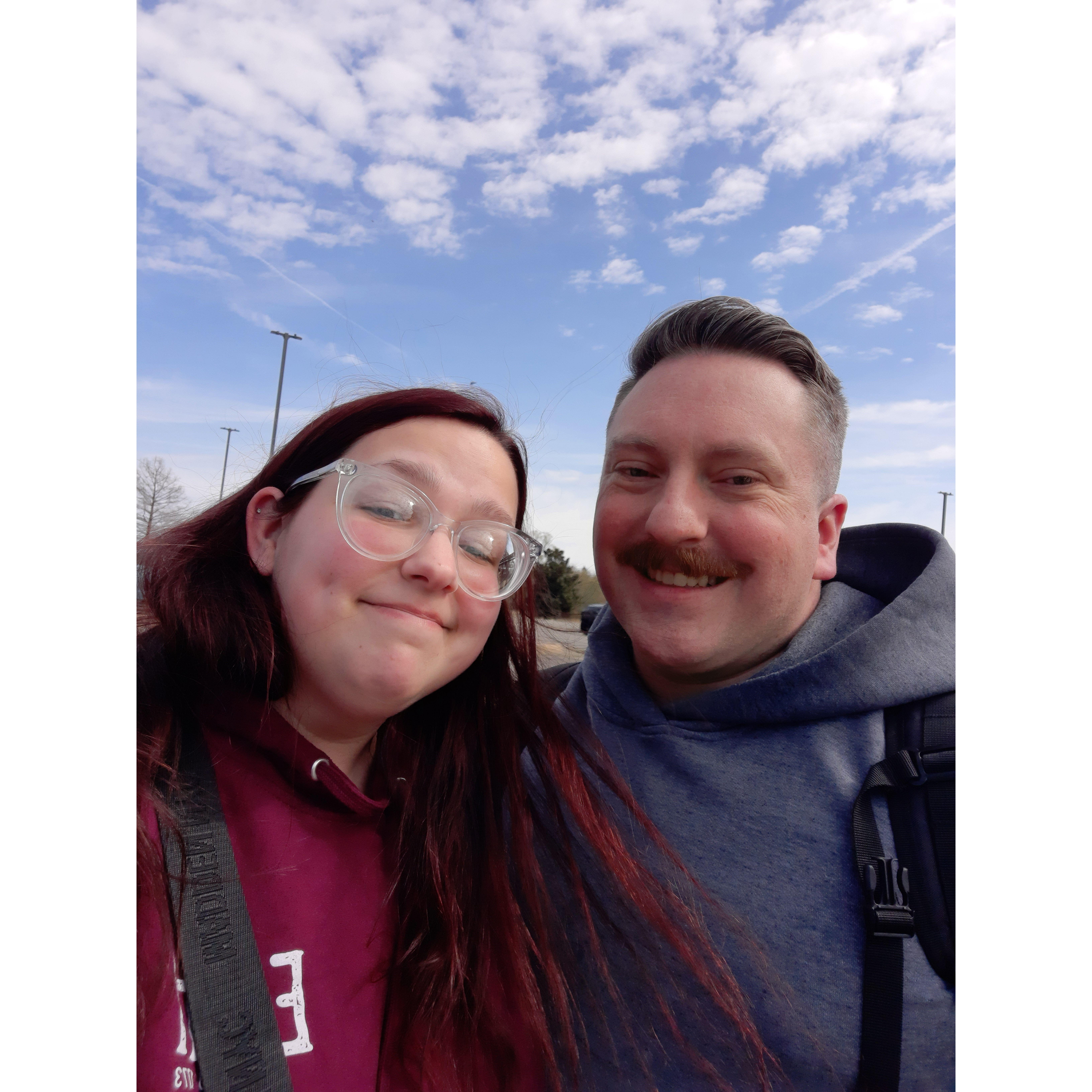 Last picture before he left for deployment