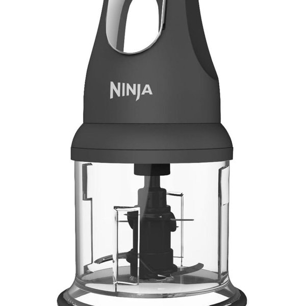 Ninja Food Chopper Express Chop with 200-Watt, 16-Ounce Bowl for Mincing, Chopping, Grinding, Blending and Meal Prep (NJ110GR), Gray