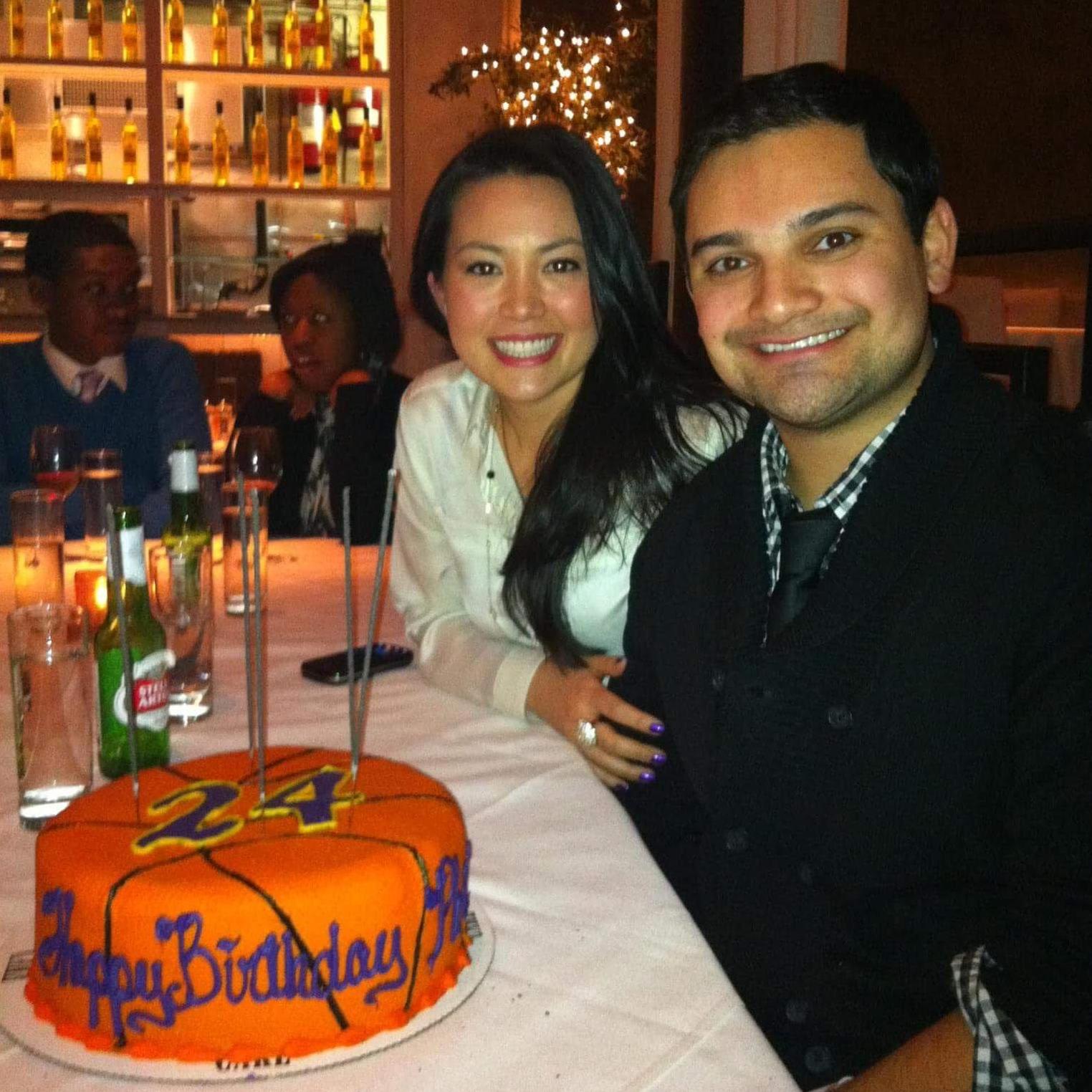 Best birthday cake EVER. For my 24th, Linds made me a Kobe cake. #MambaMentality