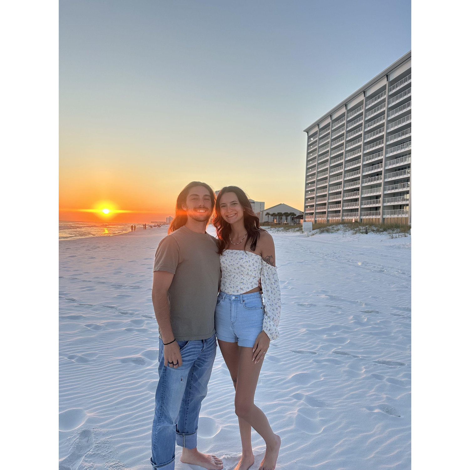 October 9th, 2024: Loving the sunset on our yearly beach trip to Destin, FL