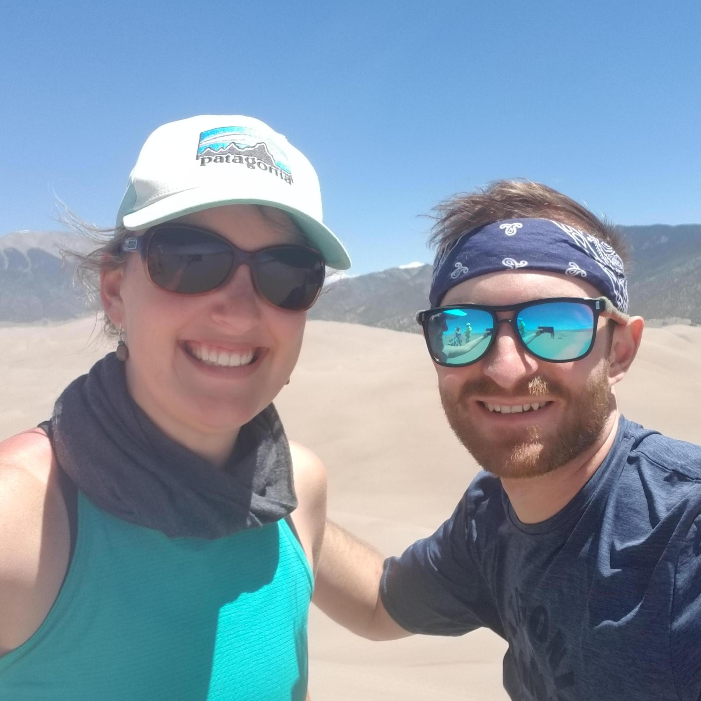 Our first camping adventure together was visiting the Great Sand Dunes National Park!