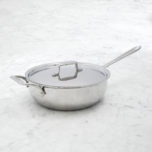 All-Clad d5 Stainless-Steel Nonstick Essential Pan, 4-Qt.