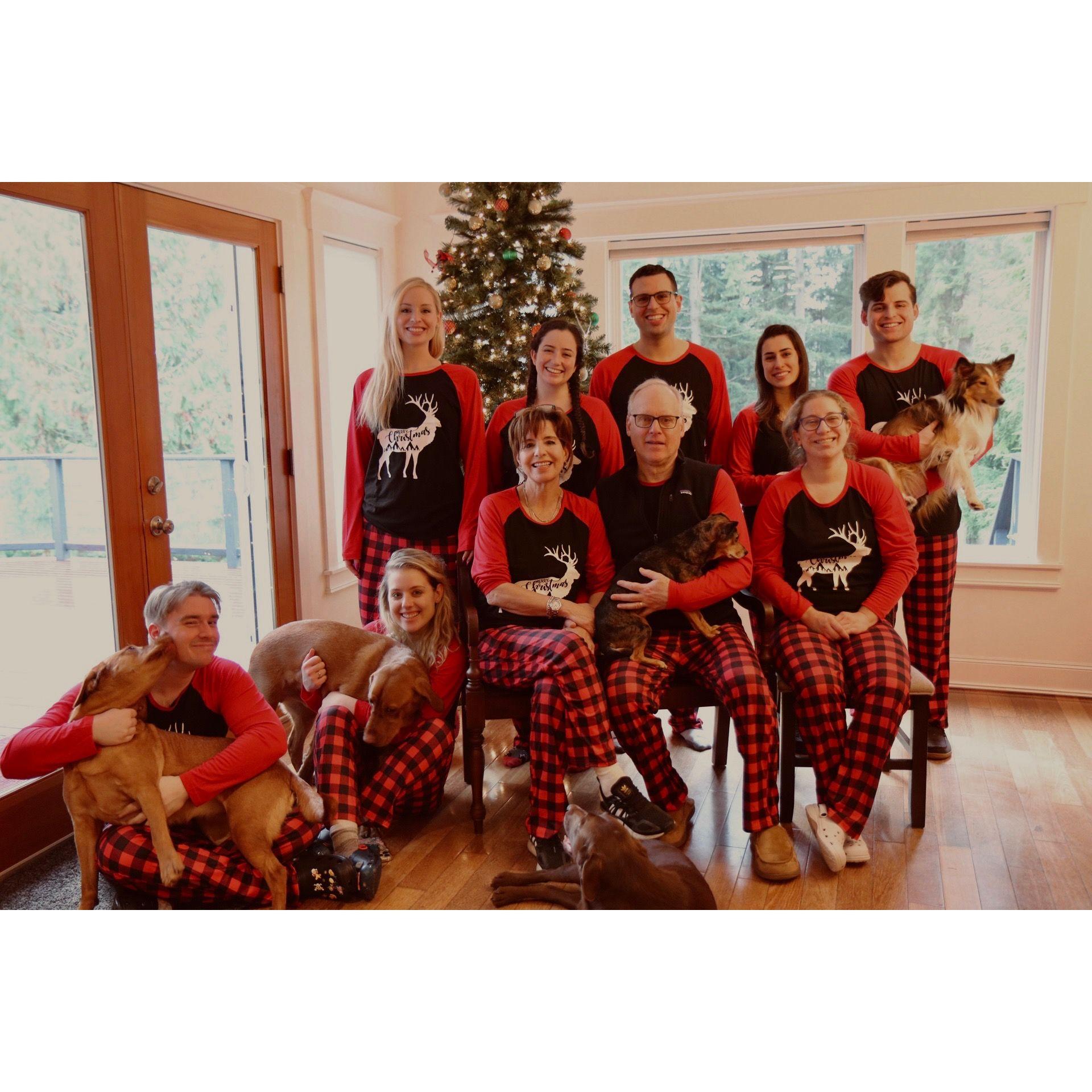 December 2022: The first time Grace spent Christmas with the Zimmermans.
