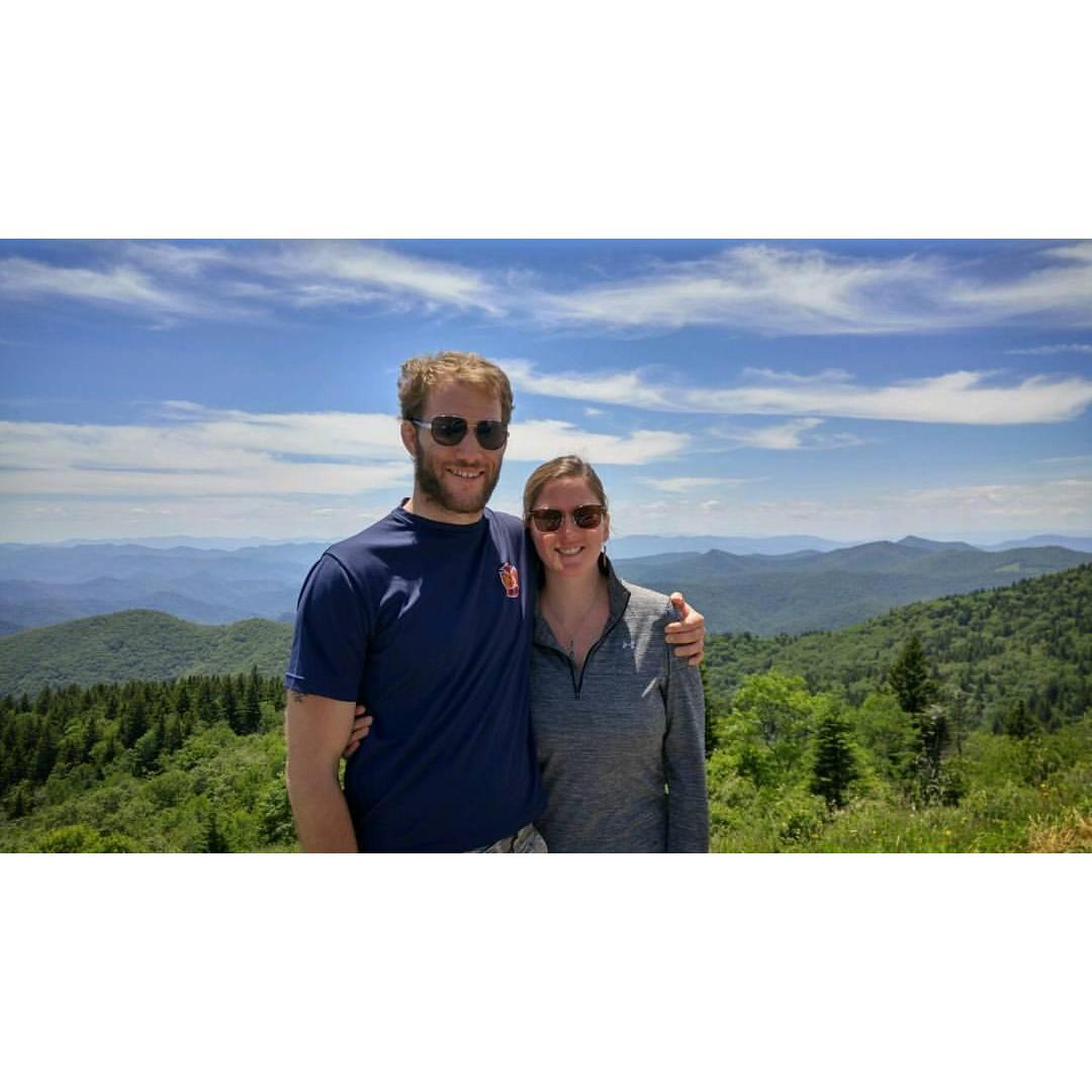 Blue Ridge Parkway in North Carolina.