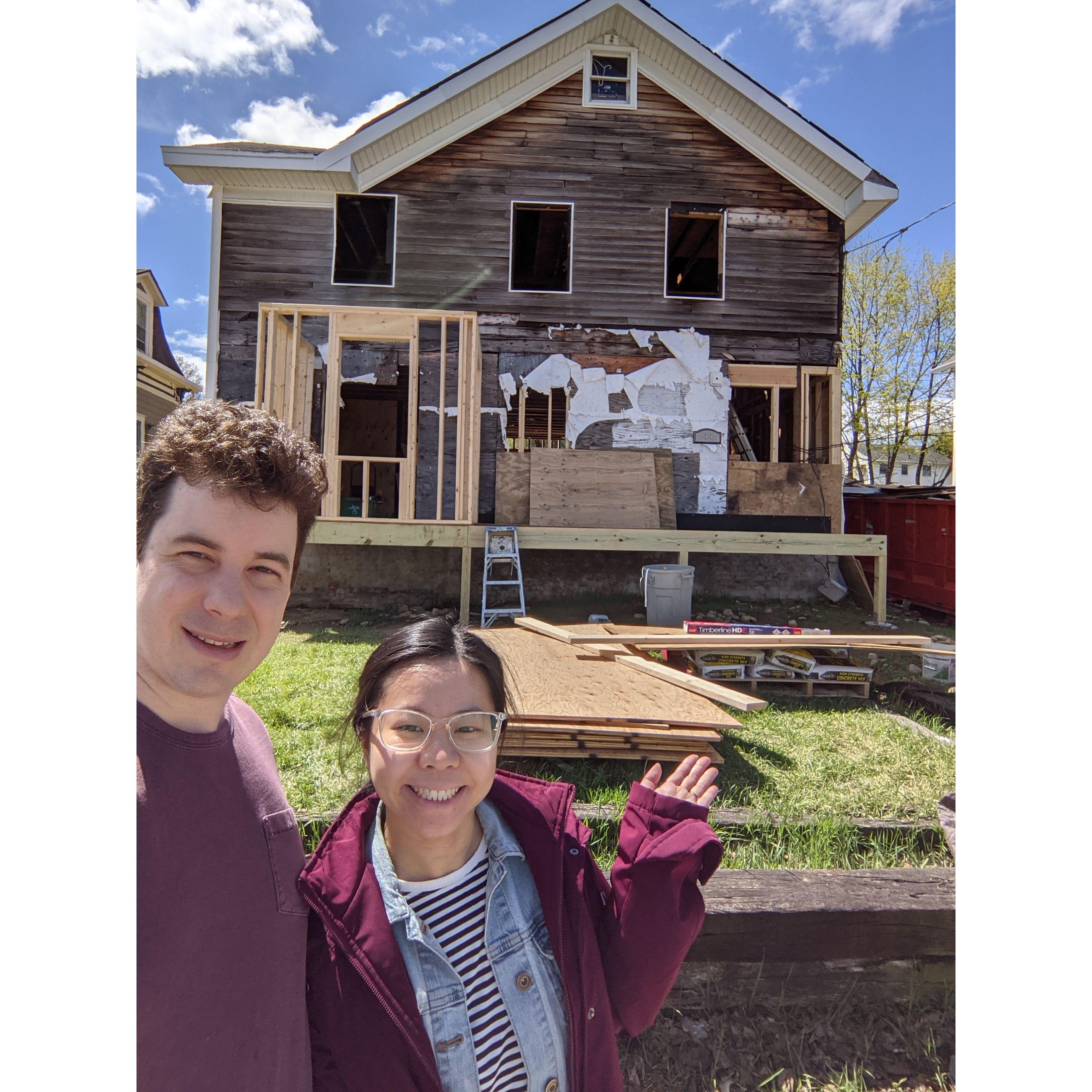 Making progress on our new house. About 4 months into the project.
