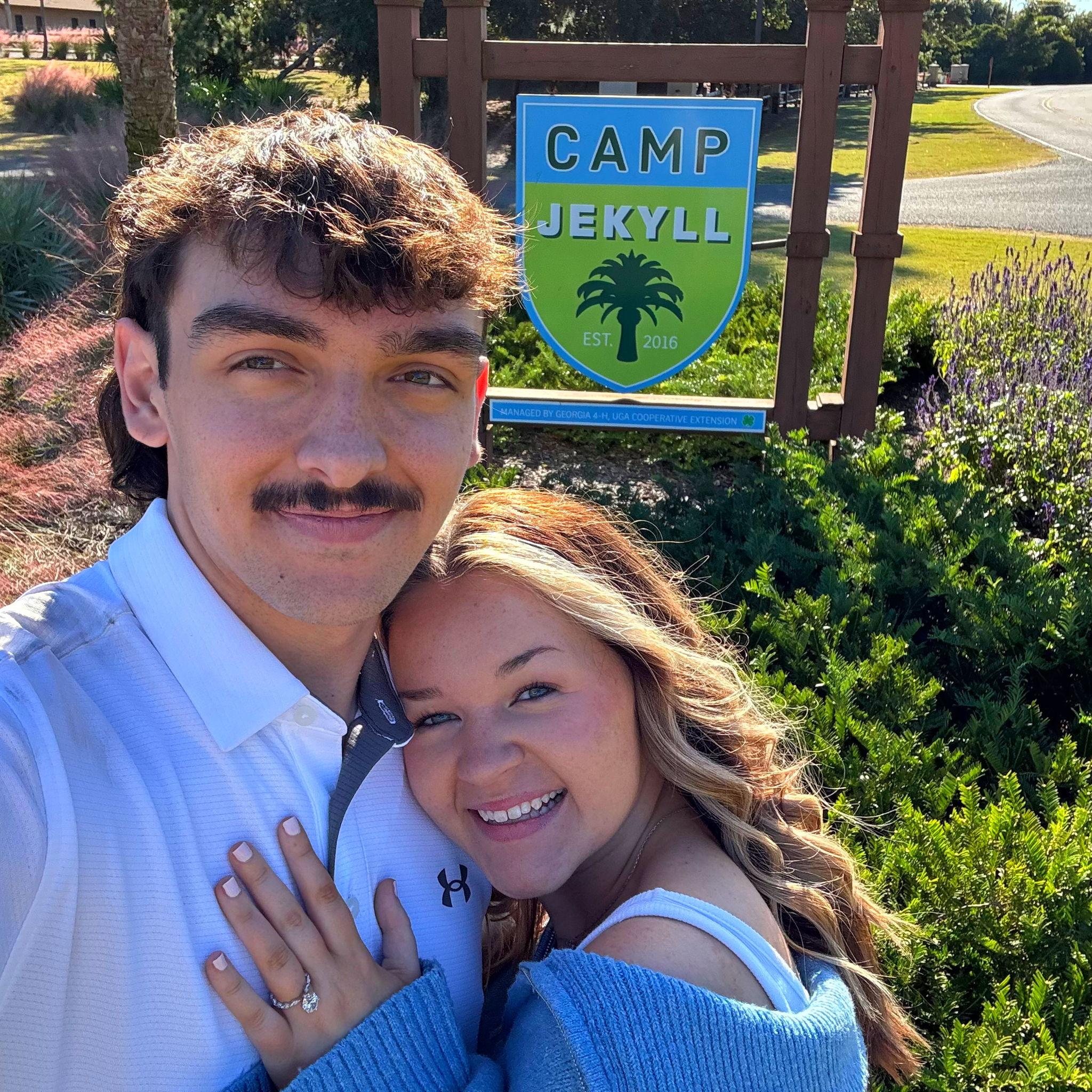 Camp Jekyll is where they first met 8 years ago!