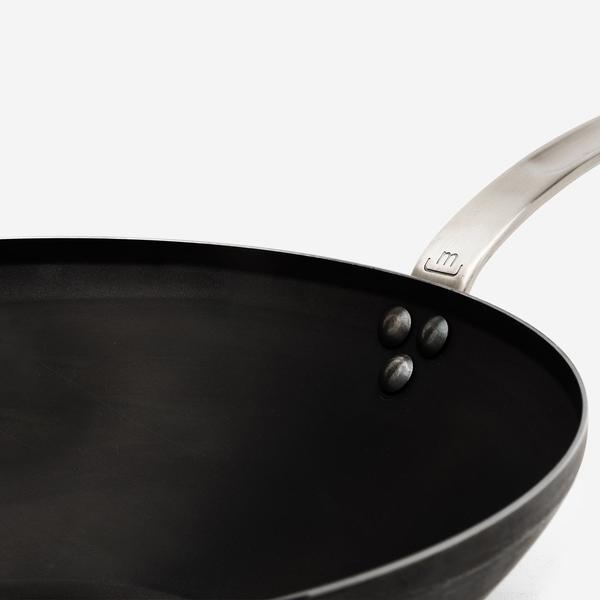 Blue Carbon Steel Wok