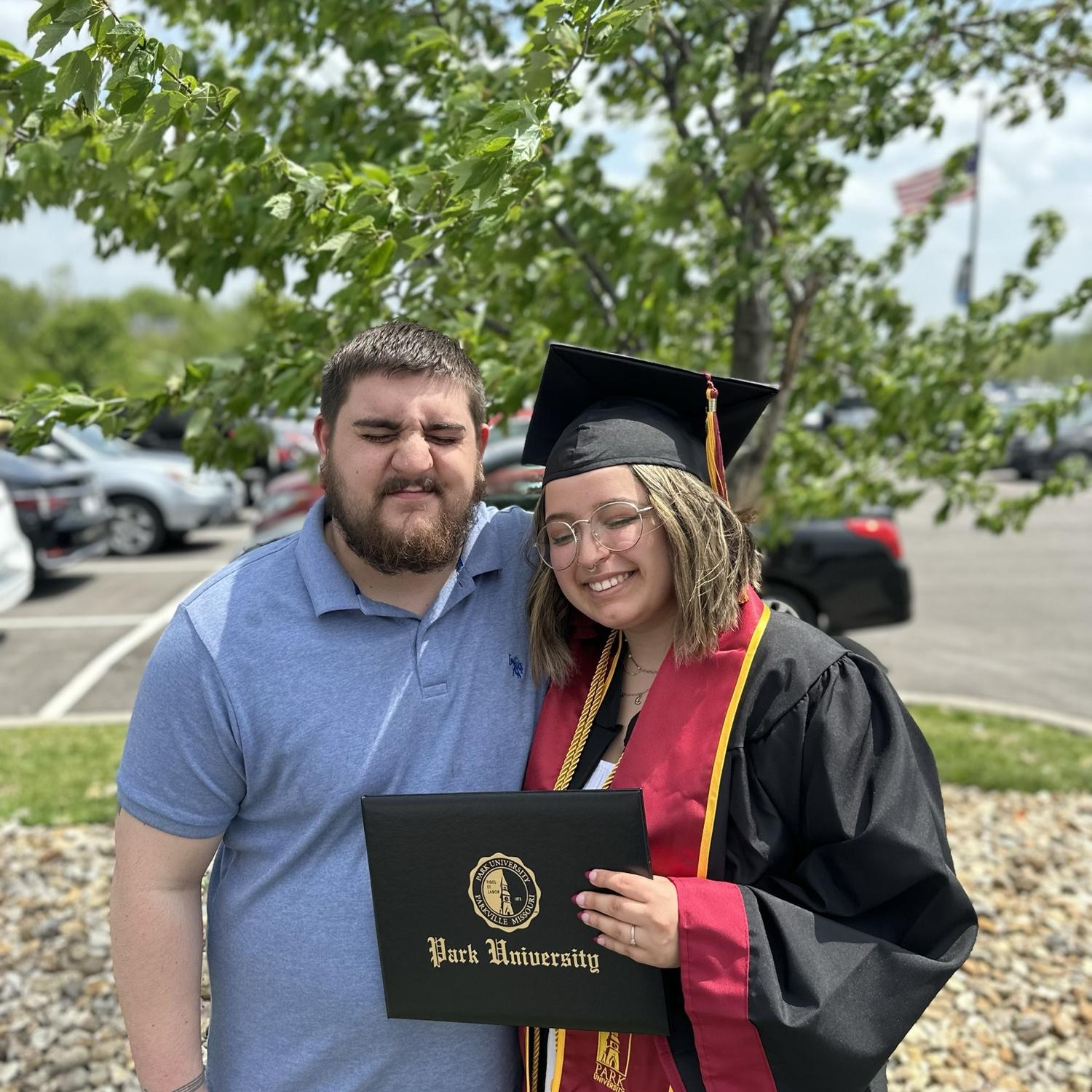 It was very bright as you can see. When I graduated college!! 2023 π