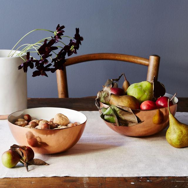 Copper and Brass Louise Bowls