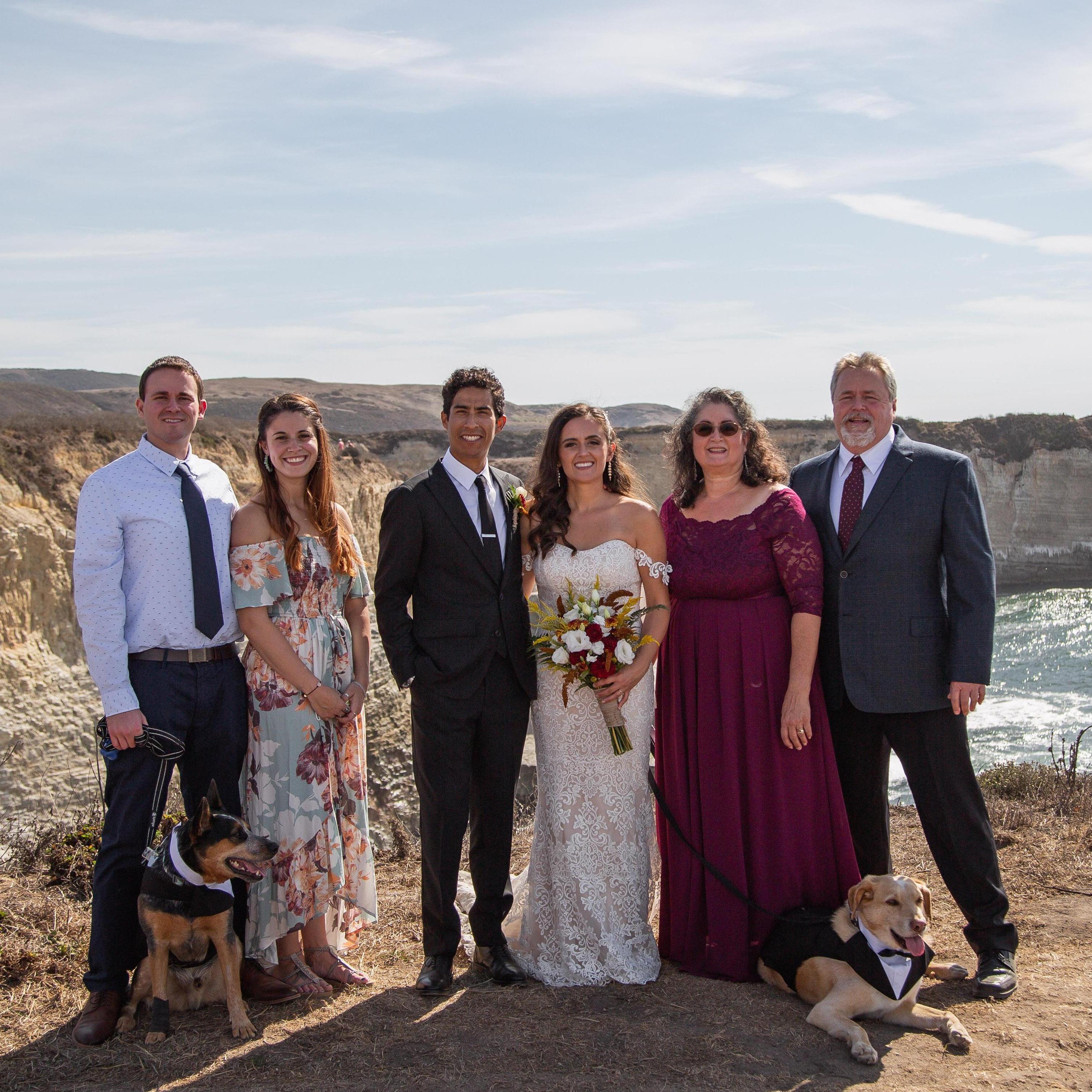 We didn’t let Covid stop us from getting married in 2020! On October 10th we had a small intimate ceremony with our immediate families. It was a beautiful day 😊