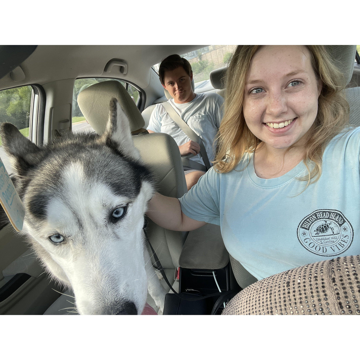 Svyatoy said sitting in the back is for the dogs