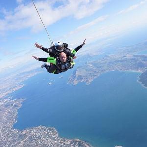 Skydiving in Greece