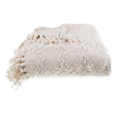 Bee & Willow™ Home Ava Throw Blanket in Ivory