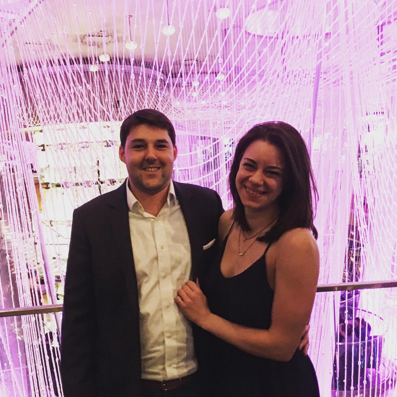The first time Sean took Sarah to Vegas. Now we can't stop going!