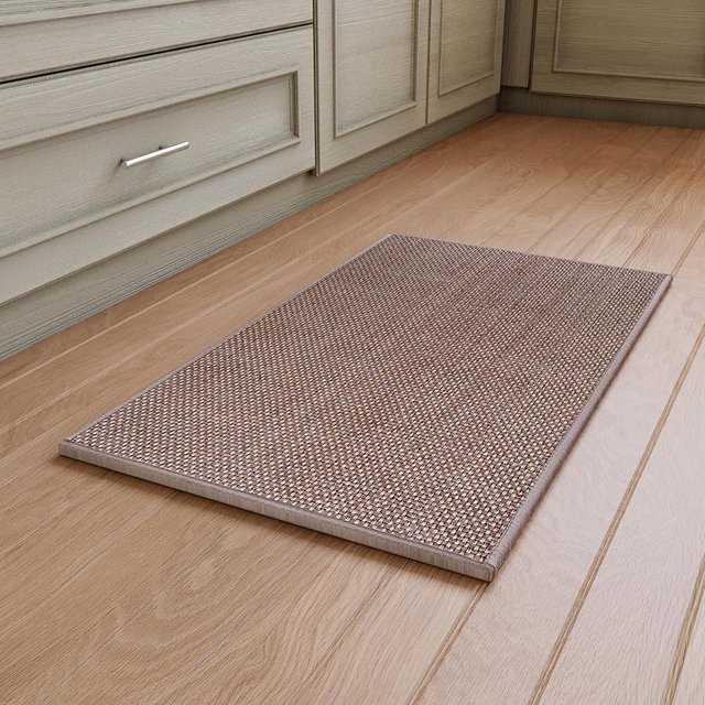 Zamo Anti-Fatigue Kitchen Mat, Non Slip Kitchen Rugs with Memory Foam, Absorbent Runner Mat for Floor, Standing Mats for in Front of Sink, Door, Laundry, Entryway, Hallway (Coffee, 30" × 17.3")