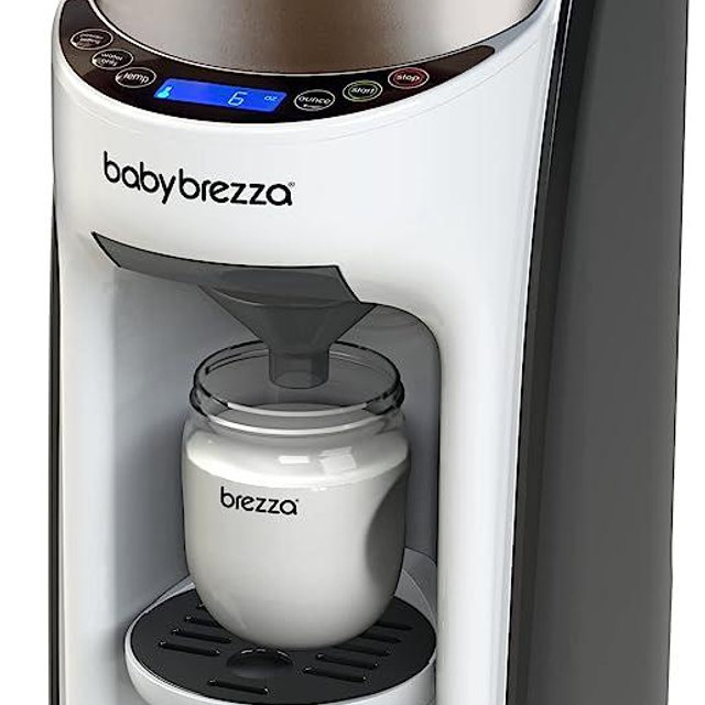 New and Improved Baby Brezza Formula Pro Advanced Formula Dispenser Machine - Automatically Mix a Warm Formula Bottle Instantly - Easily Make Bottle with Automatic Powder Blending