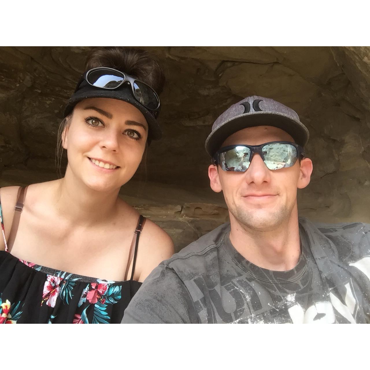 Writing on Stone Camping