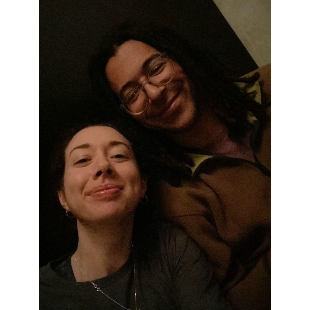 our very first photo together (as a couple). 2021.