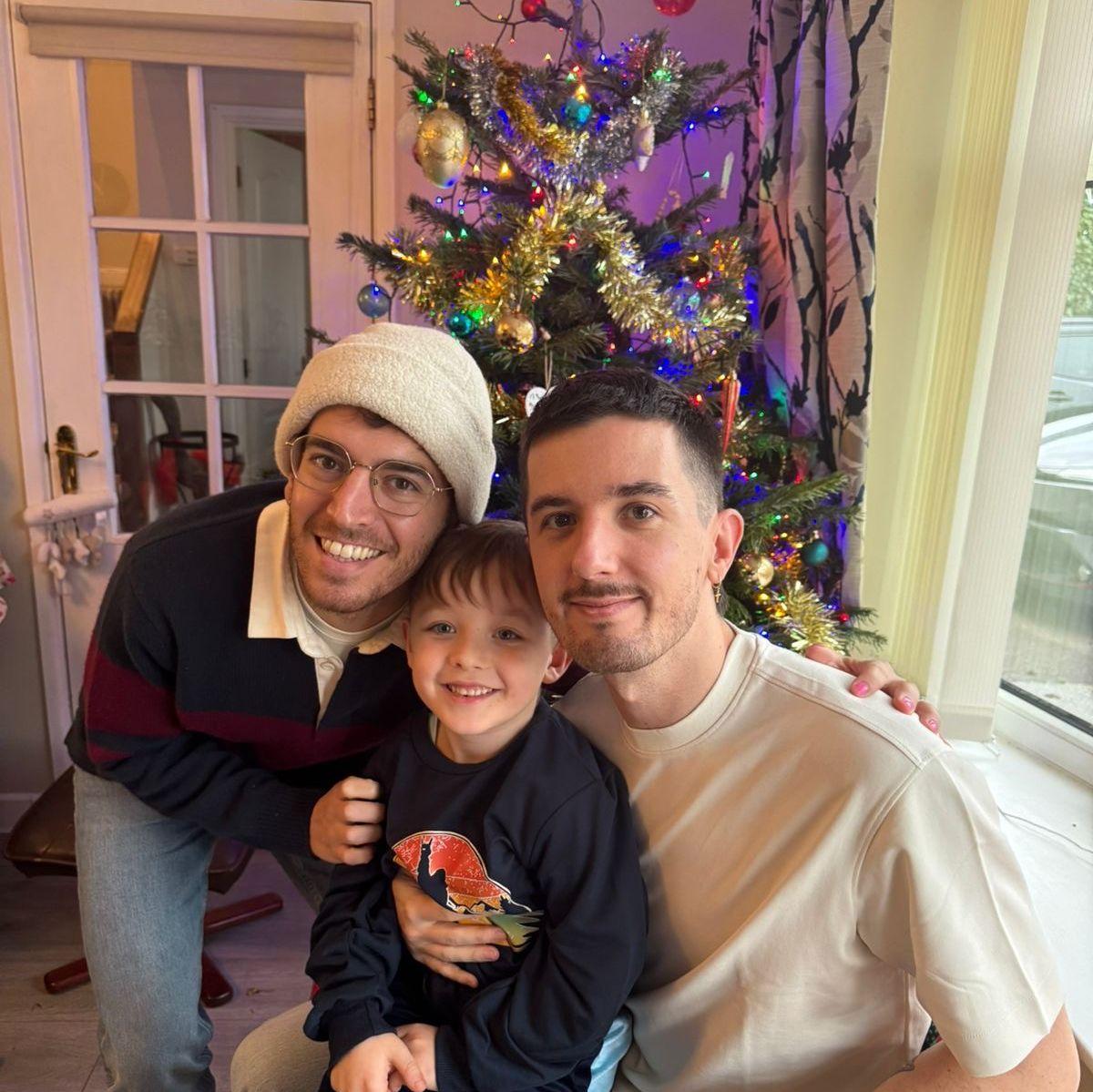 Mason's first Christmas in Guernsey!