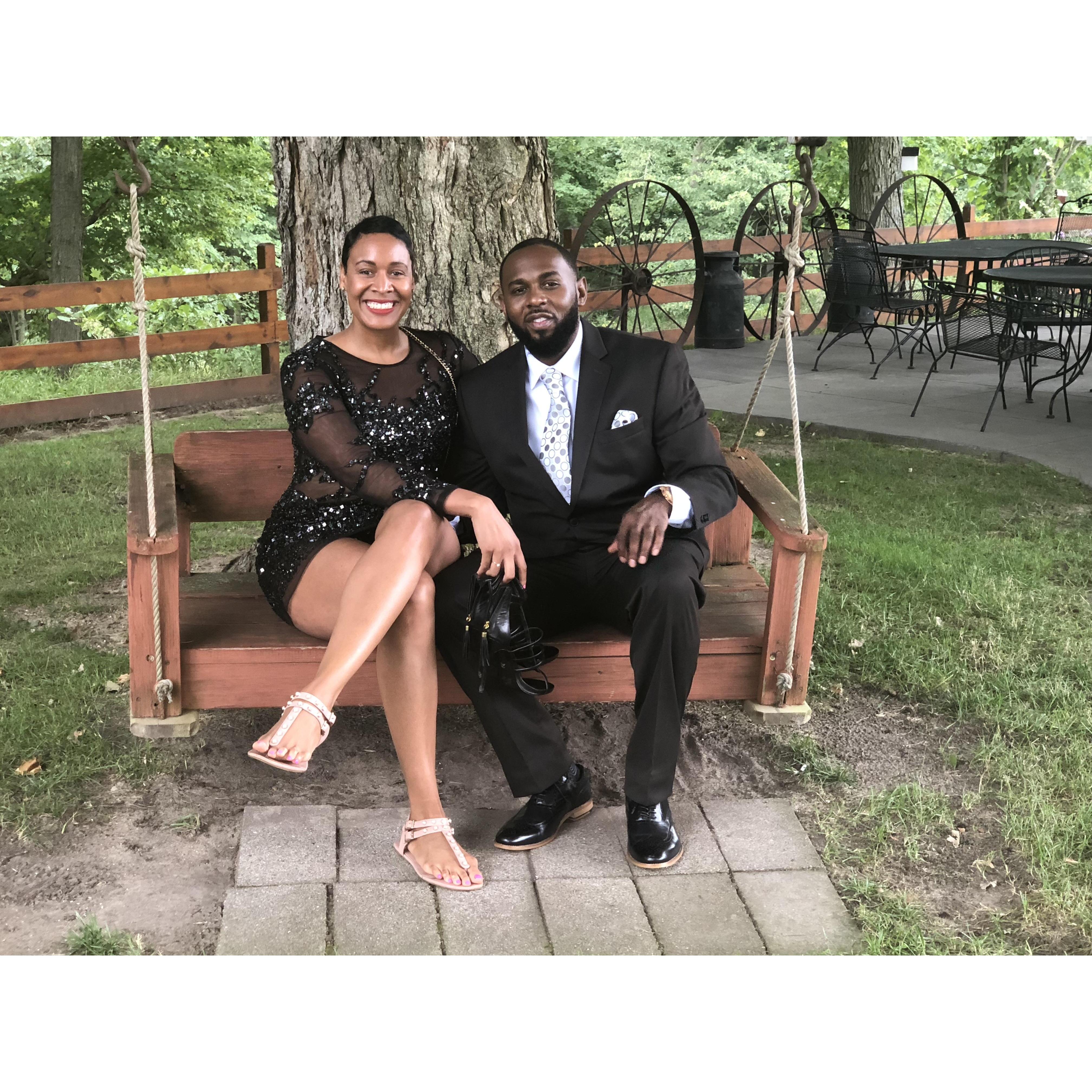 Styron's good friends David and Monica Maynard's Wedding