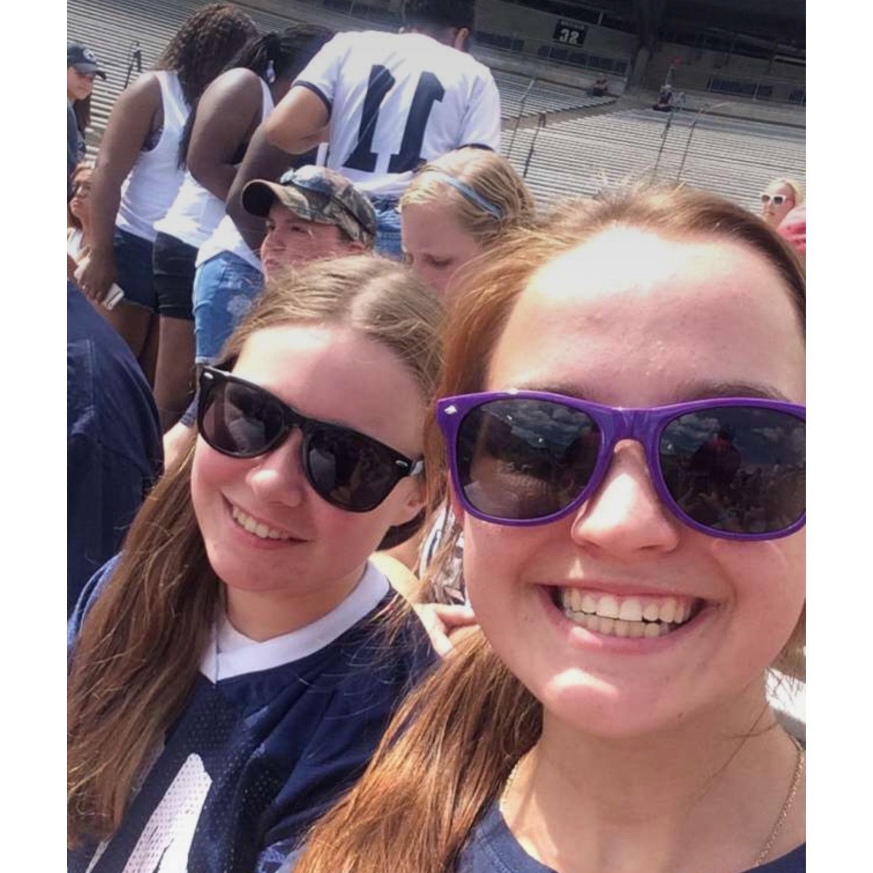 One of the first Penn State games we attended together in college