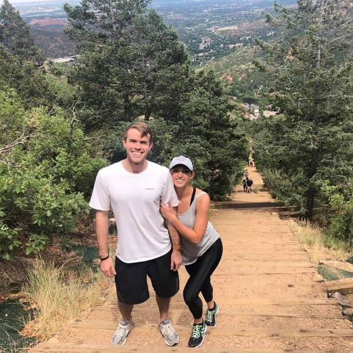 Climbing 2,744 steps up the Manitou incline.