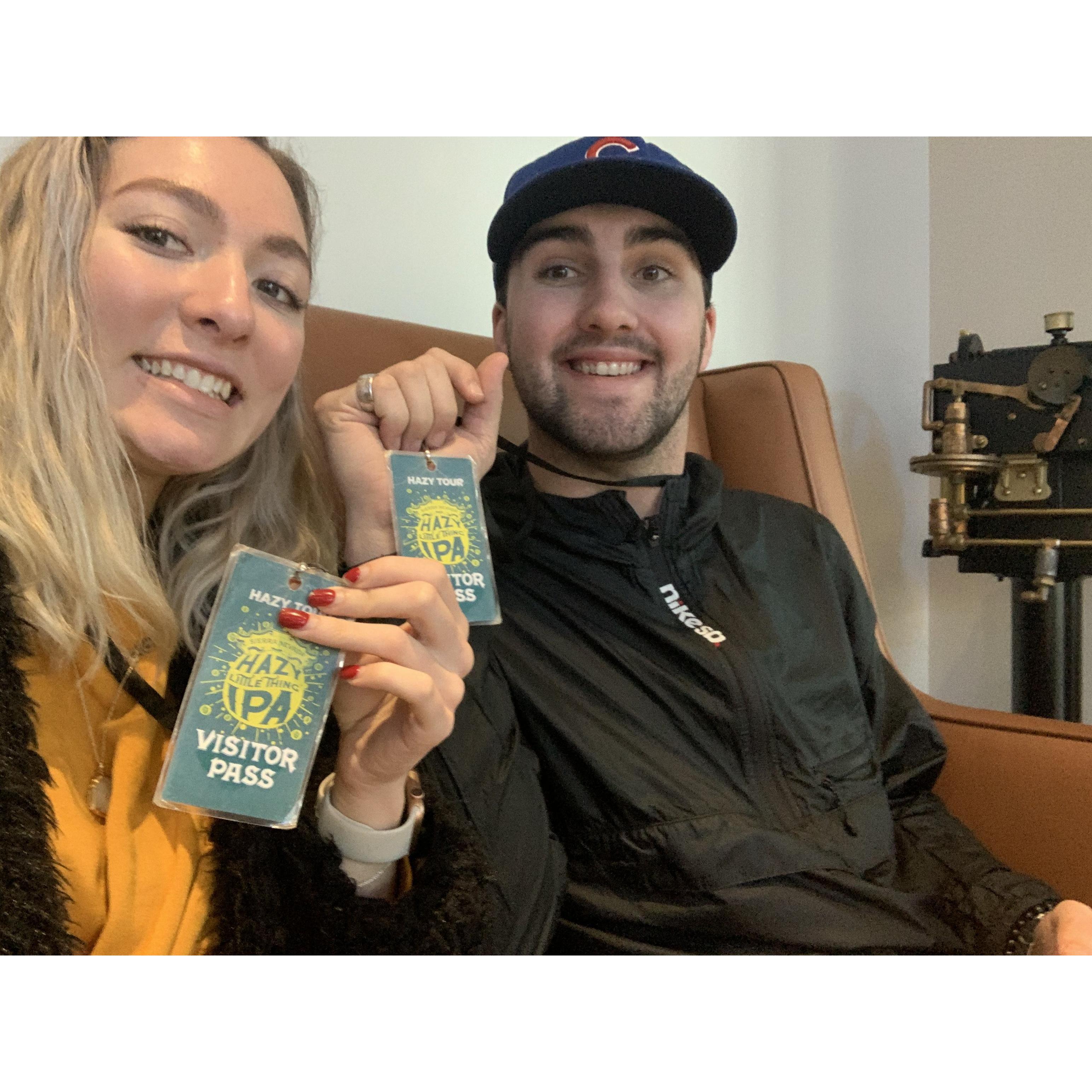 First solo trip together