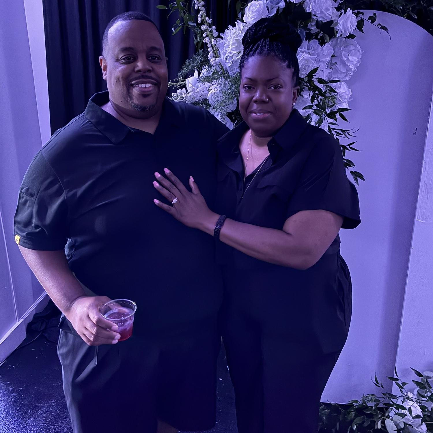 The night he proposed!! Of course, I said yes! September 5, 2025 ❤️