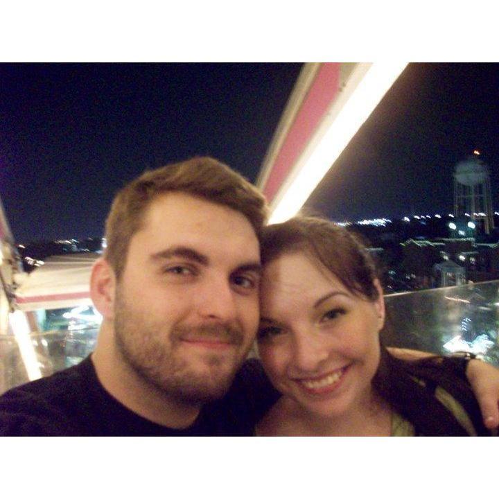 1st year ferris wheel ride in grapevine.