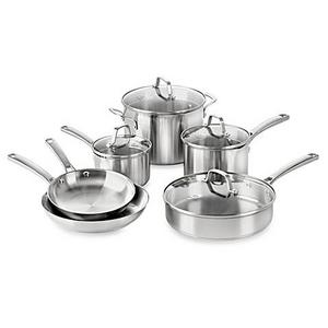 Calphalon® Classic Stainless Steel 10-Piece Cookware Set
