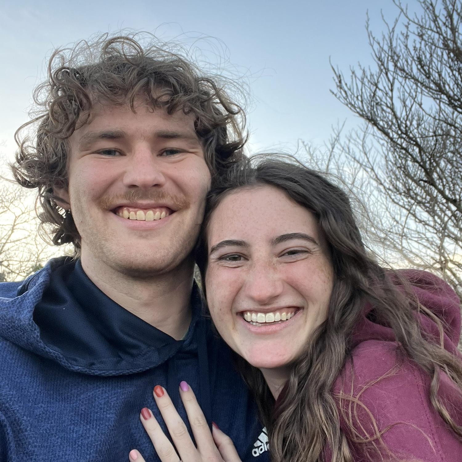 The day he proposed!