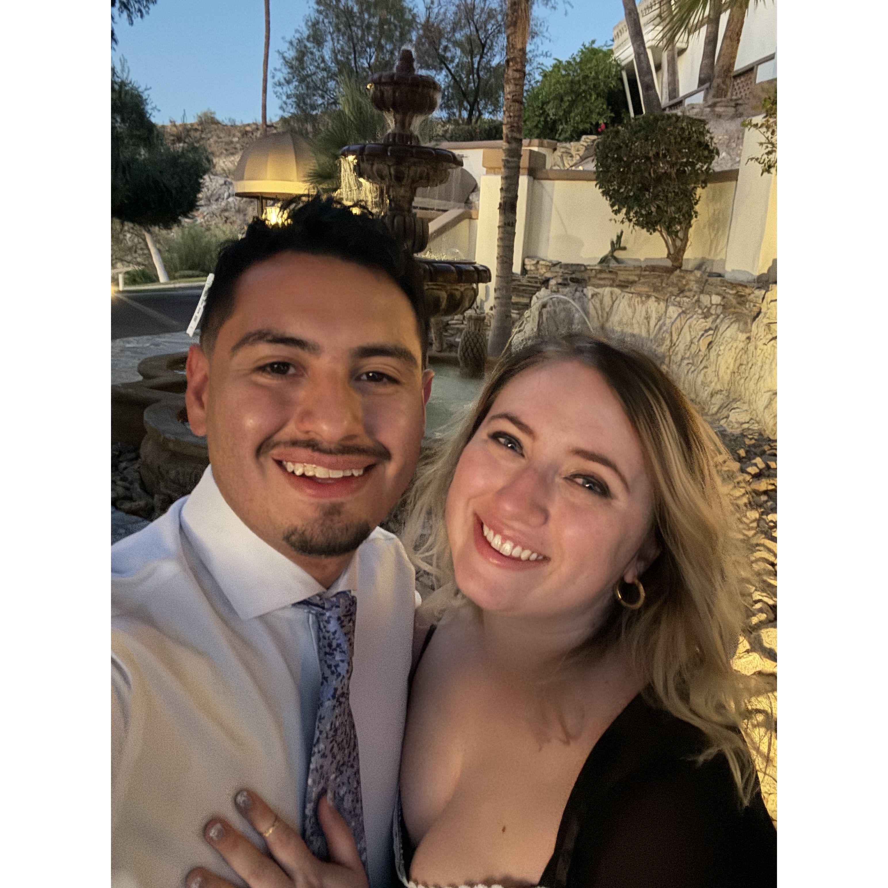 The day before we were engaged...