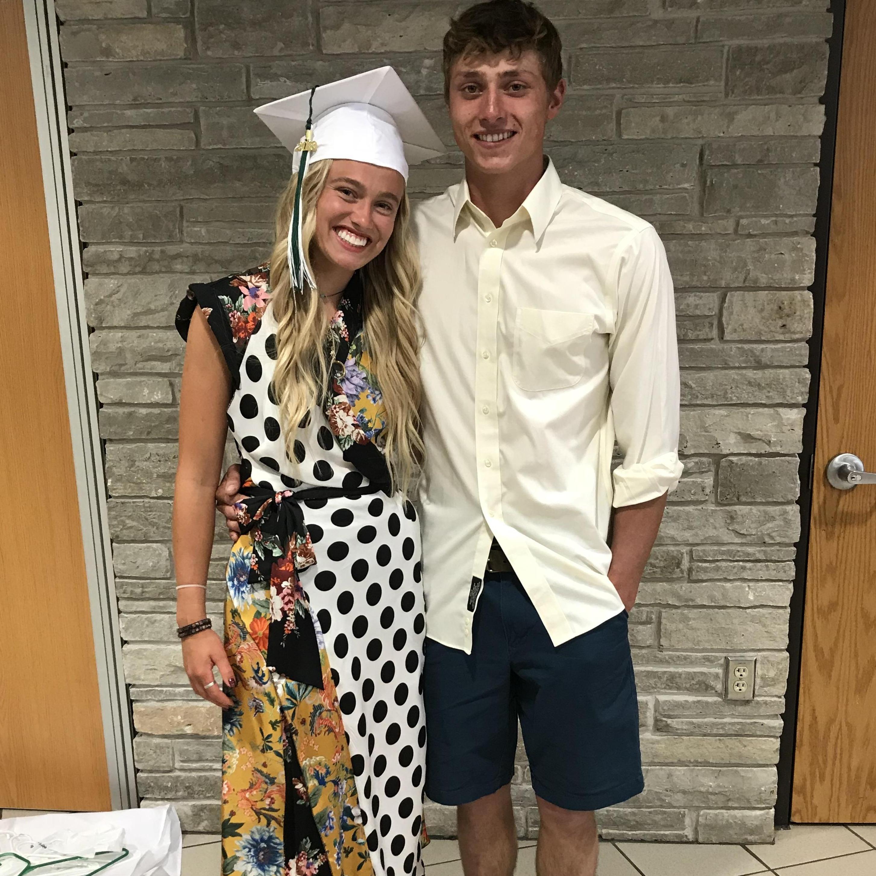 Cayla's high school graduation. 2018.