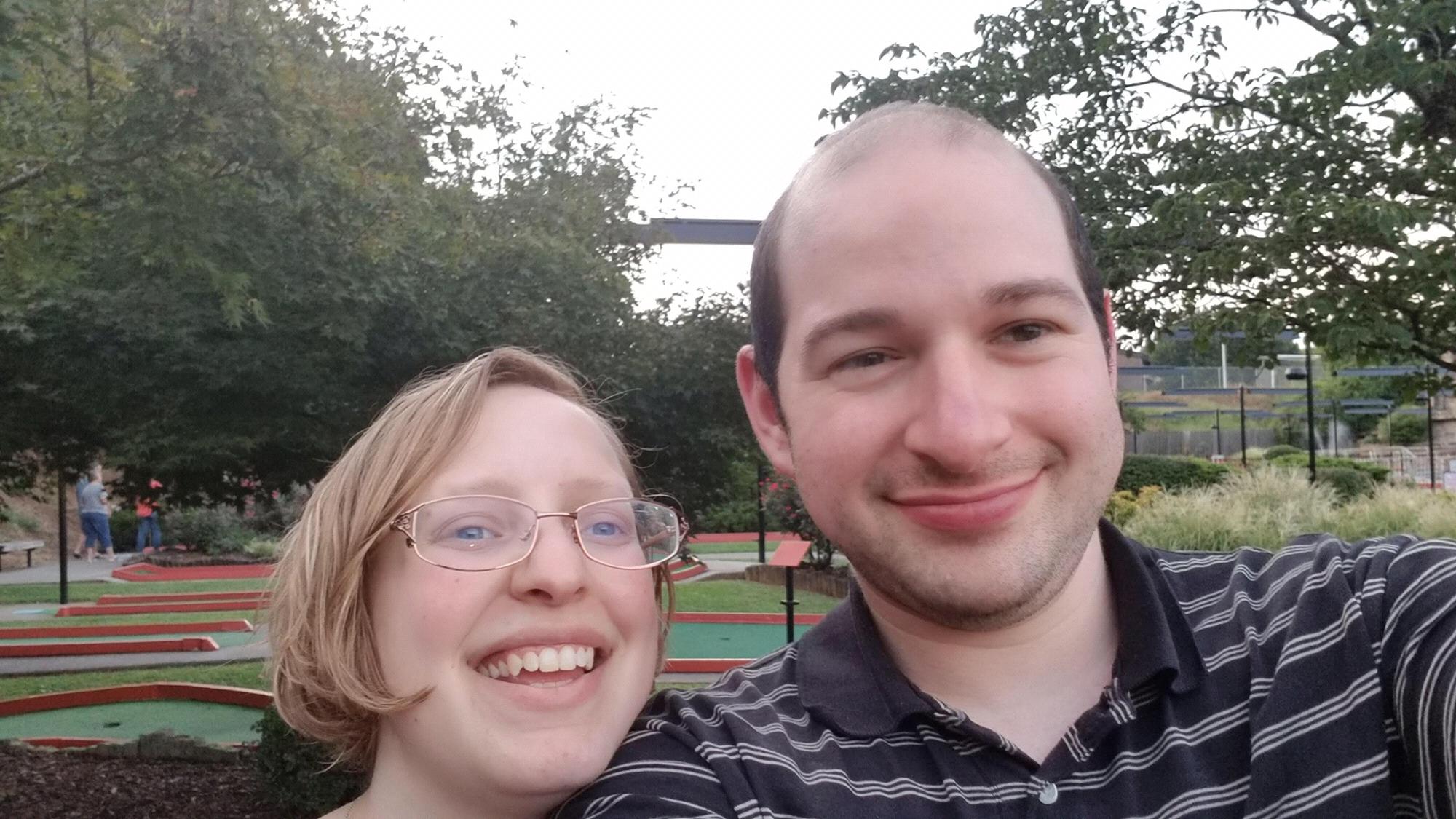 Mini-golfing in Knoxville