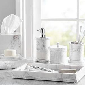 Monique Lhuillier Marble Bath - Canister 2x
