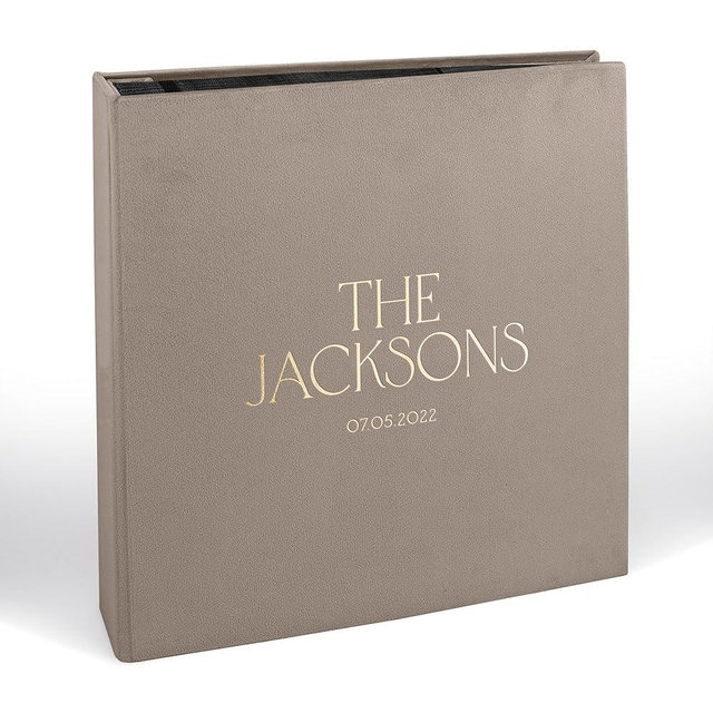 Extra Large Wedding Slip-In Photo Album for up to 1200 pcs 4x6" Photos | Personalized Velvet Pictures Album With Portrait and Landscape 6 Pockets | Photobook for 4x6 Photos | Elegant Wedding Album