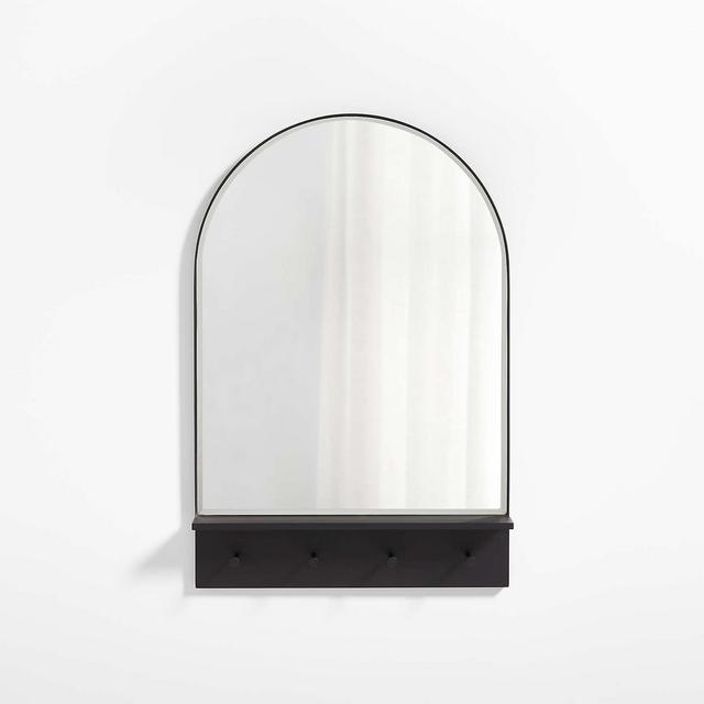 Edge Black Entryway Mirror