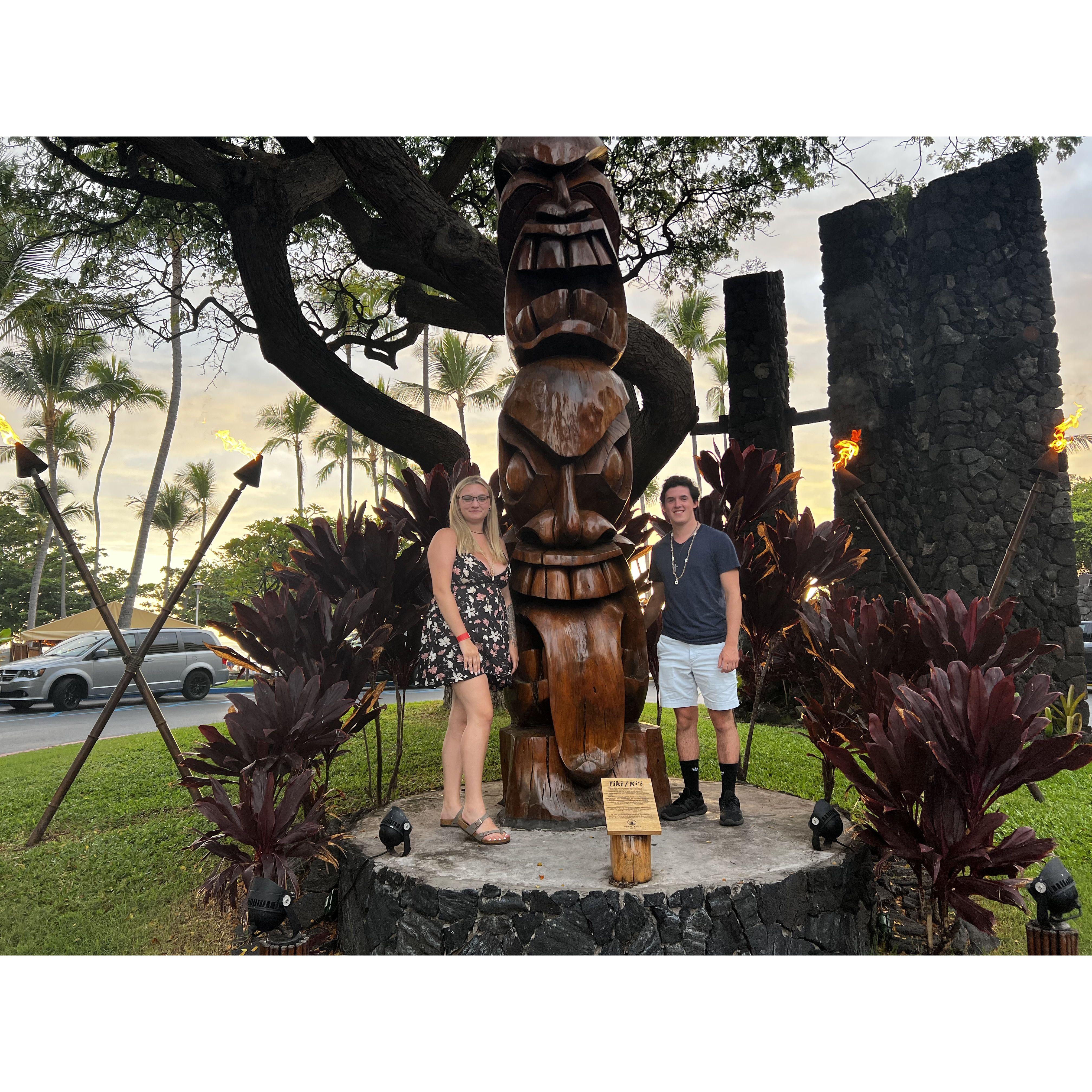 We took this at a Luau we went to in Hawaii.