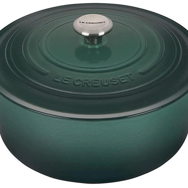 Le Creuset Signature Enameled Cast-Iron Round Dutch Oven, 9-Quart, Artichaut