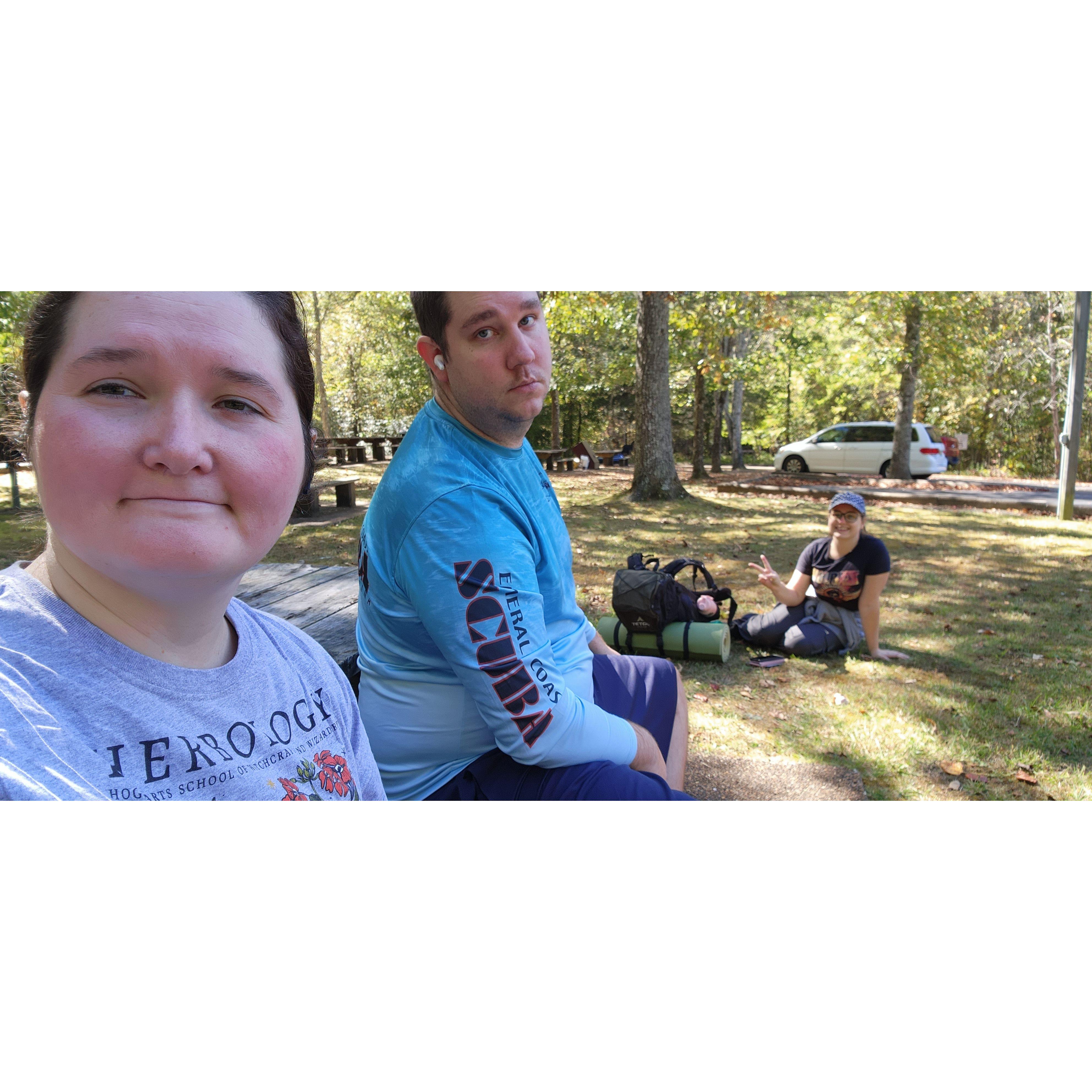 After the hike.