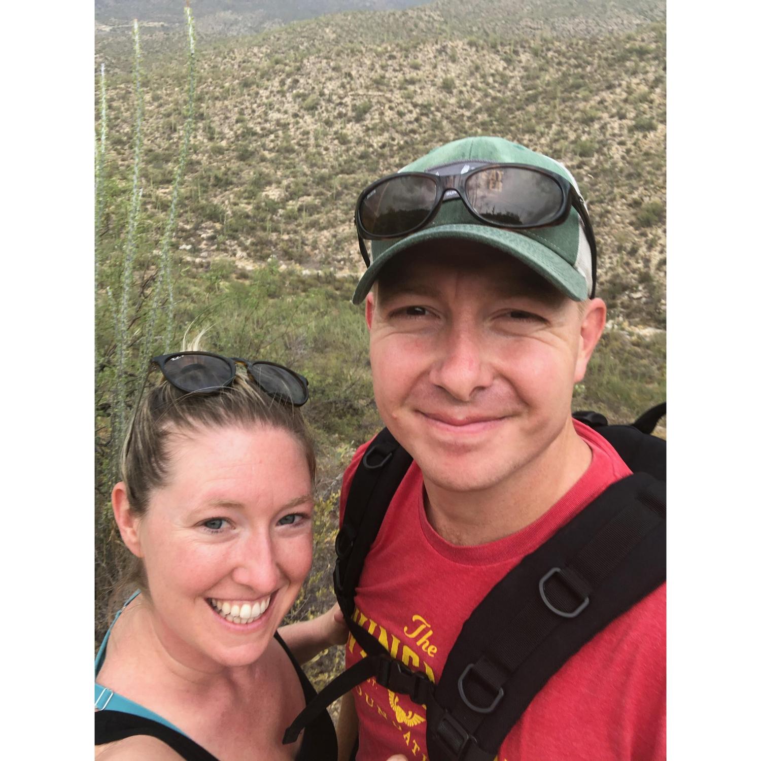 Exploring AZ during Chas F-16 training.